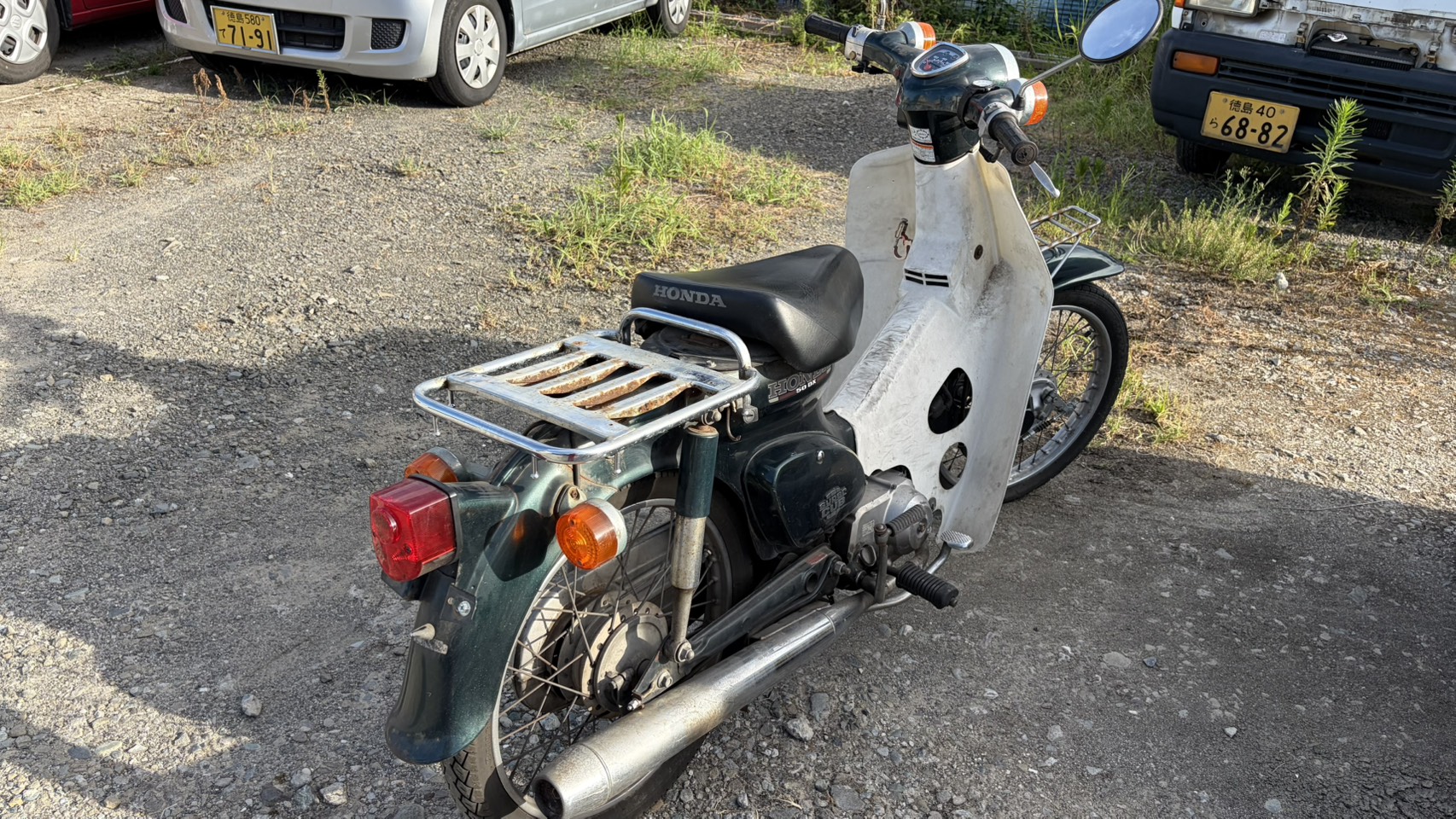【徳島県三好郡エムネット】ホンダ・スーパーカブ50ccAA01型、サビも多いです
