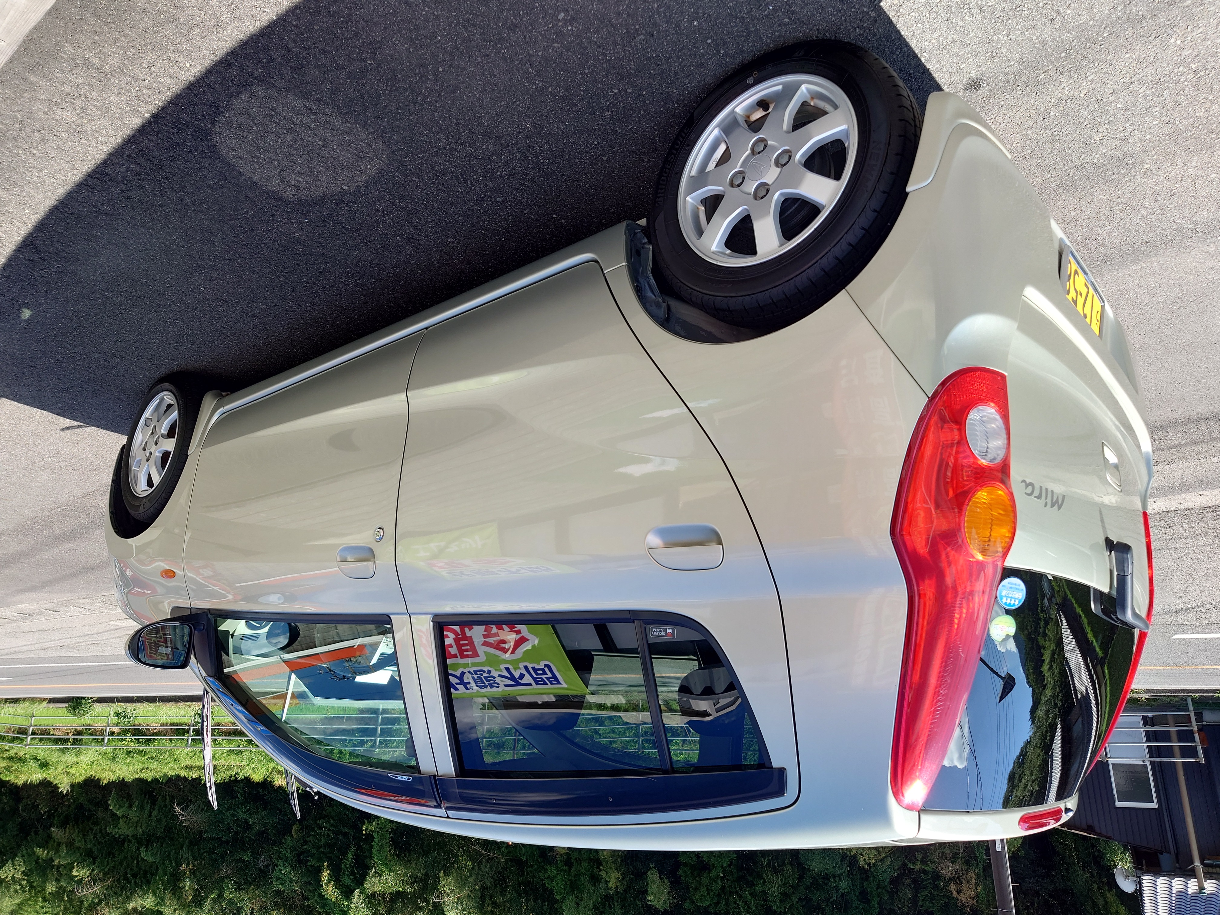 徳島県三好郡エムネットが車買取したダイハツ・ミラL285S型の外装状態