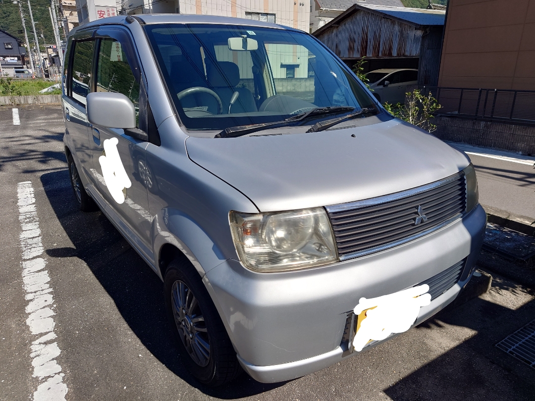車買取した平成16年式 三菱 eKワゴン H82W型の法人様ラベル|クルマ買取専門店エムネット